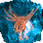 Glowing Blueprint of Demon
