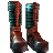 Worn Obtru Steel-Ribbed Armor Boots