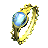 Gold Filigree Ring set with a Gem