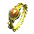 Gold Filigree Ring set with a Perfectly Cut Hot Stone