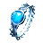 Platinum Filigree Ring set with a Aquamarine