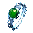 Platinum Filigree Ring set with a Emerald