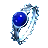 Platinum Filigree Ring set with a Water opal