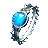 Silver Filigree Ring set with a Aquamarine