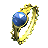 Gold Filigree Ring set with a Cold Stone