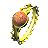 Gold Filigree Ring set with a Coral