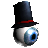 Eye Guy Helmet - Blue with Hat
