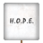 Tester Placard - H.O.P.E.