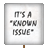 Tester Placard - Known Issue