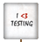 Tester Placard - I Love Testing!