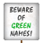Tester Placard - Beware of Green Names