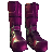 Orchid Plasteel Armor Boots