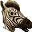 Creepy Equine Mask - Black & White Edition