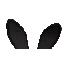 Rabbit Ears - Black