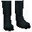 Metamorphogenetic Boots - Black
