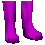 Metamorphogenetic Boots - Pink