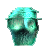 Glittering Green Female Top