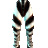 Pants with Buttons and a Zebra Print