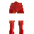 Red Twil Thigh High Boots