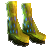 Yellow Fret Boots