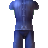 Advanced Blue Organic Combat Suit